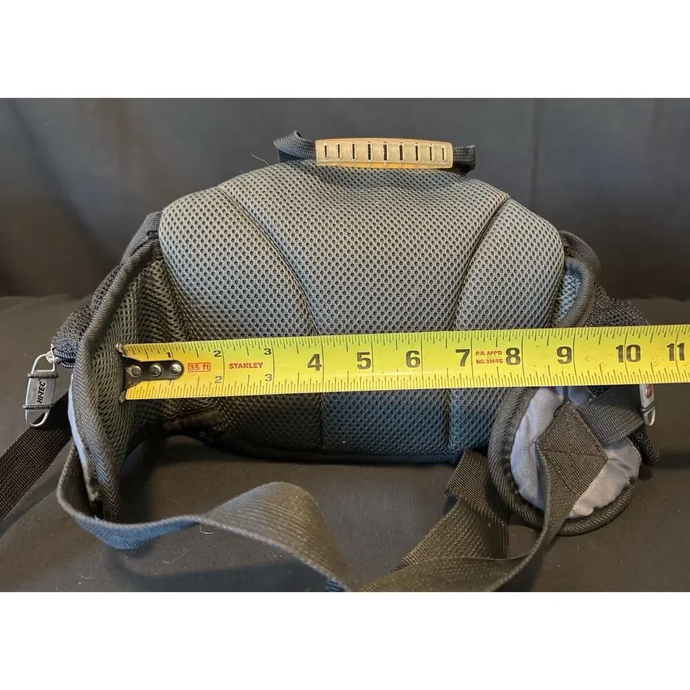 Hi-Tec Outdoor Hiking Bum Bag Unisex Storage Black Grey Red Zip Fanny Bag Pack